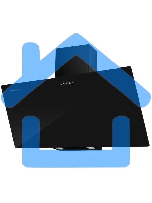 Вытяжка наклонная Maunfeld Dream 90 Push Glass, черный, 89.5 см, 700 куб. м/ч, 47 дБ