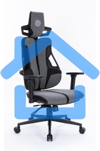 Кресло компьютерное Cactus CS-CHR-DUO-GYBK серый/черный