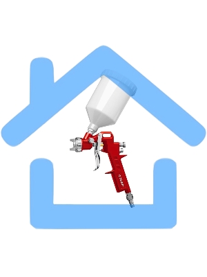 Краскопульт пневматический ЗУБР MS 200-3, c верхним бачком, 1.2, 1.5, 1.8 мм