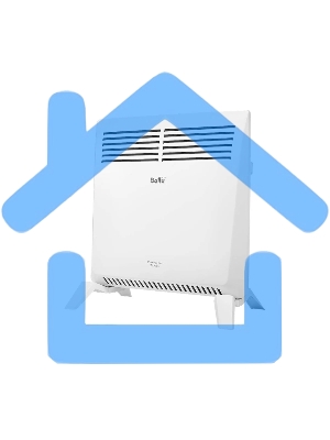 Конвектор Ballu Camino Eco Turbo BEC/EMT-1000 белый, 1000 Вт, 15 м2, термостат