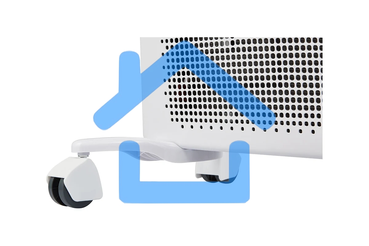 Конвективно-инфракрасный обогреватель Electrolux Air Heat 2 EIH/AG21500E белый, 1500 Вт, 20 м2, термостат, дисплей