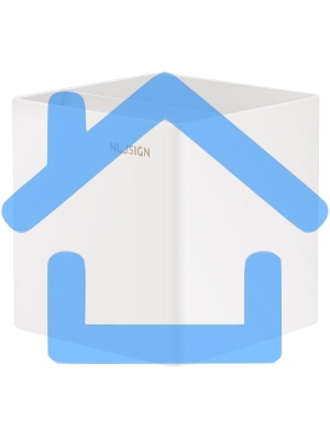 Подставка Deli ENS011белый Nusign 2 отделения для письменных принадлежностей, 84х84х86мм, белый, пластик