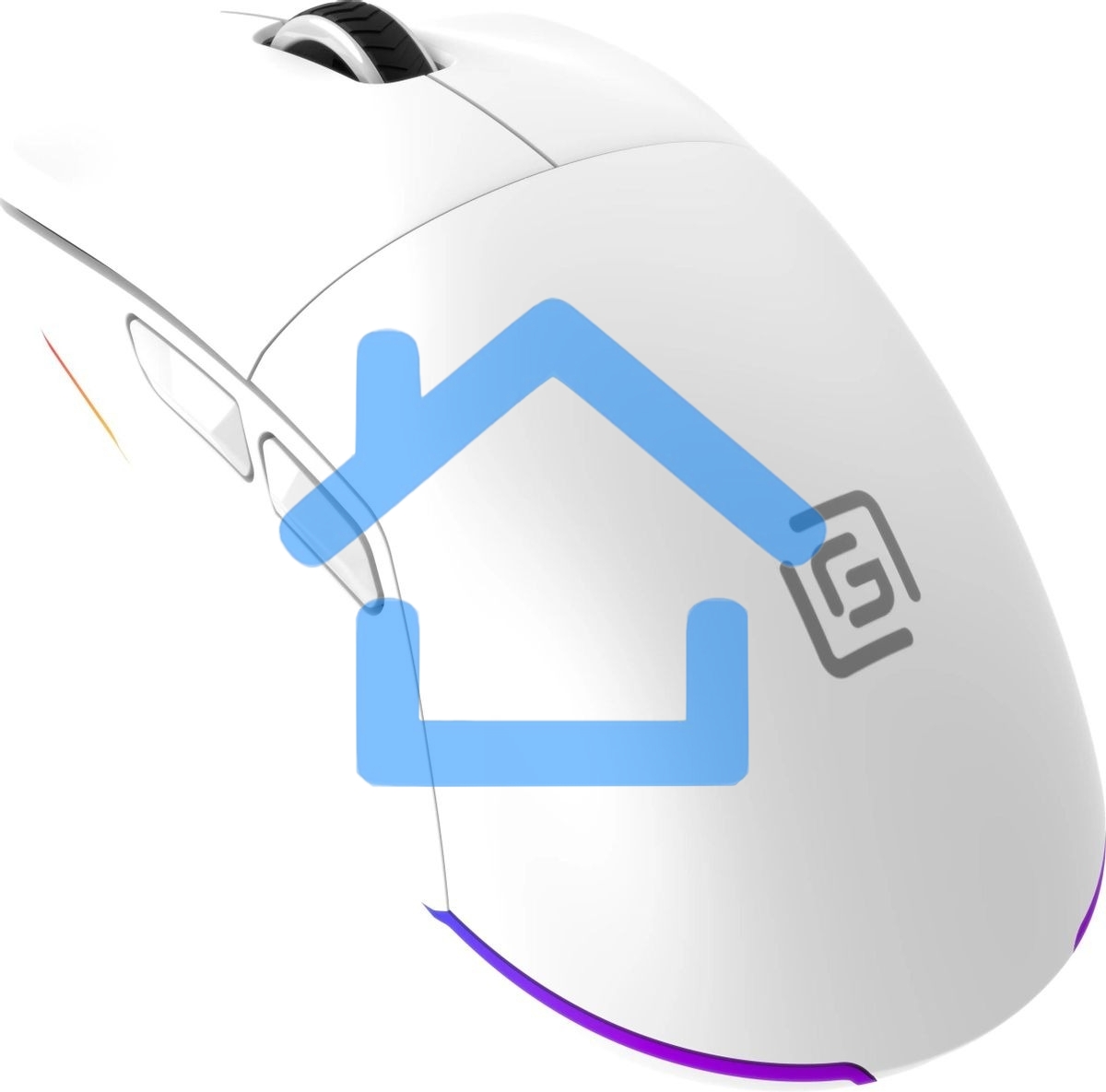 Мышь беспроводная Oklick 900GMW белый, 26000 dpi, радиоканал, Bluetooth, USB, кнопки - 6