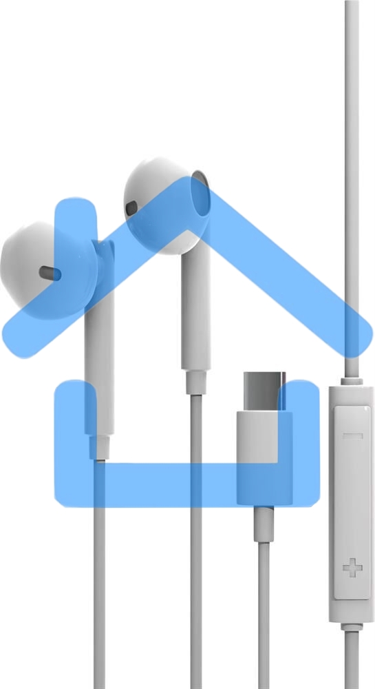 Наушники проводные MORE CHOICE (4620202550170) G19a белый