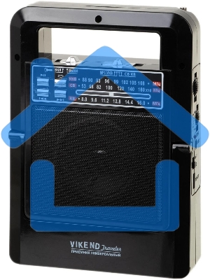 Радиоприемник портативный Сигнал Vikend Traveler черный USB SD/MMC