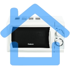 Микроволновая печь Galanz MOS-2002MW белый, 20 л, 700 Вт, переключатели - поворотный механизм