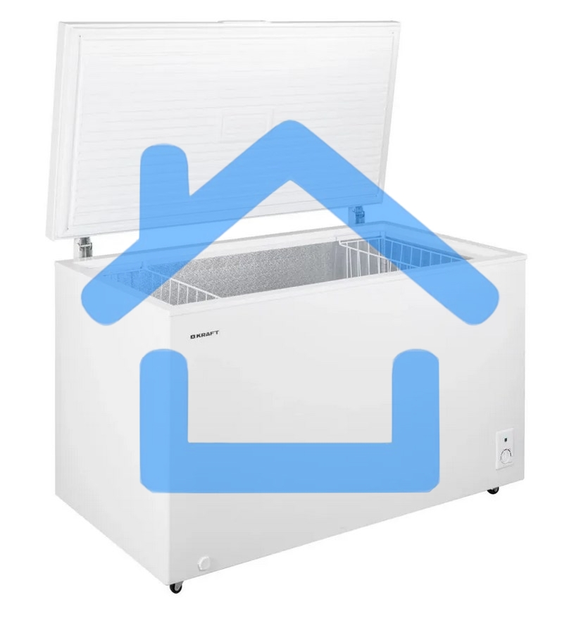 Морозильный ларь Kraft BD(W)-460RX, белый, 422л