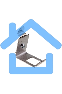 Рамка на DIN-рейку для установки модуля типа Keystone, металлическая Lanmaster