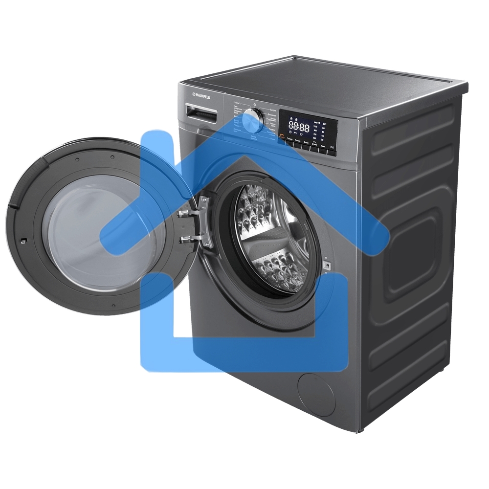 Стиральная машина Maunfeld MFWM127ISB02 графит, загрузка фронтальная 7кг, 1200 об/мин., класс: A+++