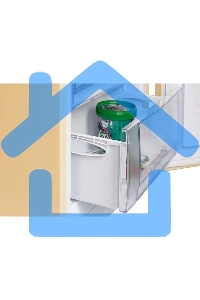 Холодильник Nordfrost NRB 152 ME бежевый мрамор двухкамерный 205/115 л морозилка снизу, капельная система