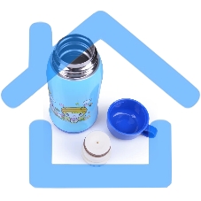 Термос детский MAYER&BOCH 28048 голубой/ синий/ оранжевый