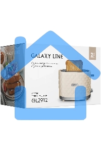 Тостер Galaxy Line GL 2912, бежевый, пластик, 1200 Вт
