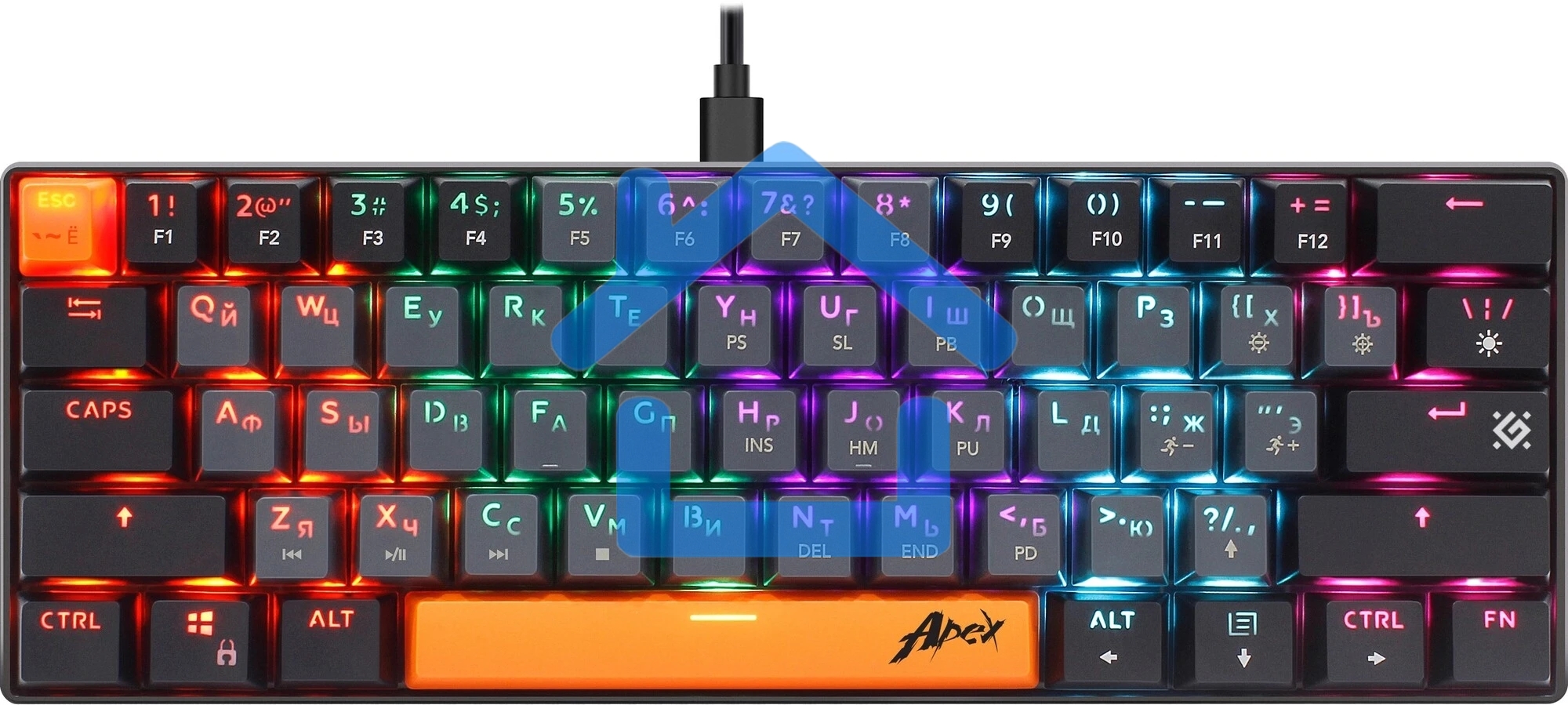 Клавиатура Defender USB APEX GK-002 RU