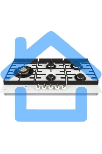 Газовая варочная панель HIBERG VM 9155 W, белый