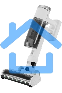 Пылесос ручной Hyundai HYV-S5550 400Вт белый/серебристый