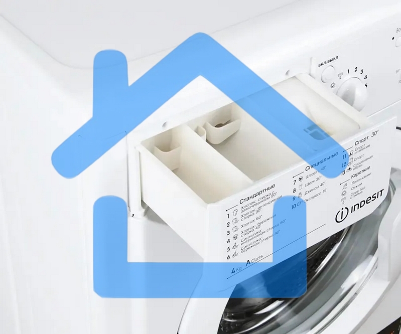 Стиральная машина Indesit IWUD 4085 белый, загрузка фронтальная 4 кг, 800 об/мин., класс: А