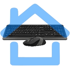 Комплект клавиатура + мышь A4Tech Fstyler FG1010S клав:черный/серый мышь:черный/серый USB беспроводная Multimedia (FG1010S GREY)