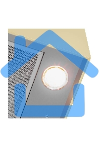 Вытяжка пристенная островная Maunfeld Bath 401 бежевая, 40 см, 1150 куб. м/ч, 52 дБ