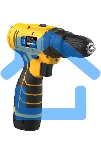 Дрель-шуруповерт Deli DL-DZ12-6A2, Аккумуляторная, 12В, 1 АКБ, Кейс, Набор оснастки 24 предмета