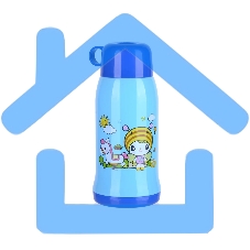 Термос детский MAYER&BOCH 28048 голубой/ синий/ оранжевый