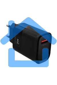 Зарядное устройство MORE CHOICE (4620202553386) NC09 1USB 3.0A QC3.0 15W, черный
