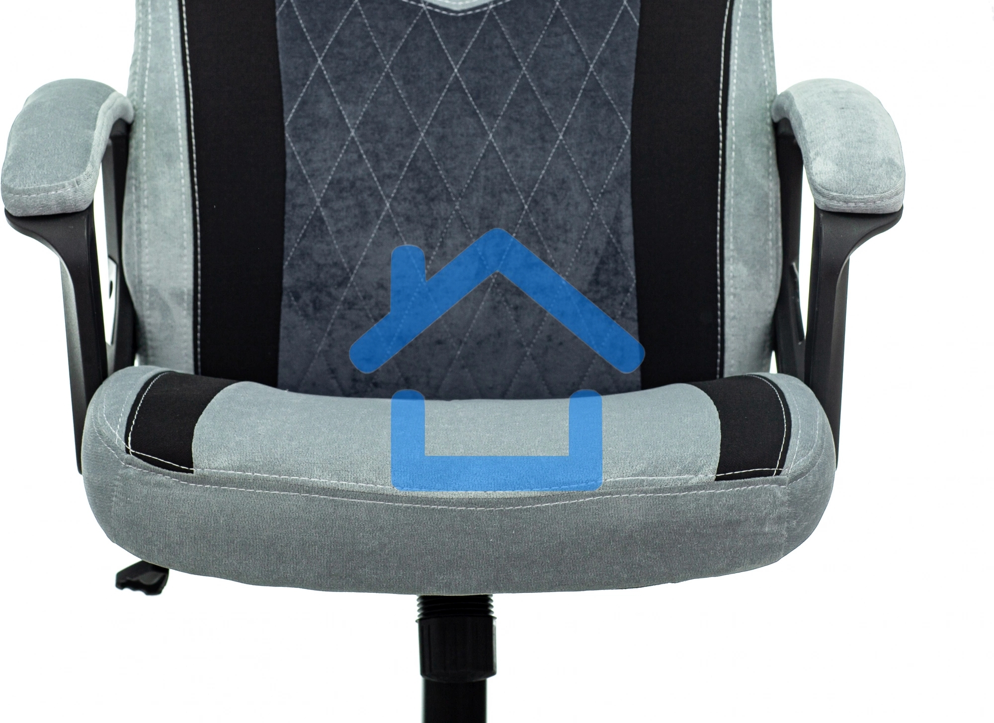 Кресло игровое Бюрократ VIKING 6 KNIGHT BL FABRIC синий, крестовина металл/пластик