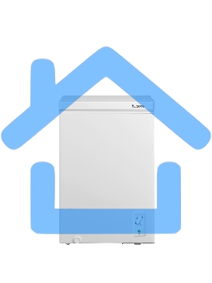 Морозильный ларь Бирюса 113KX белый, 99л