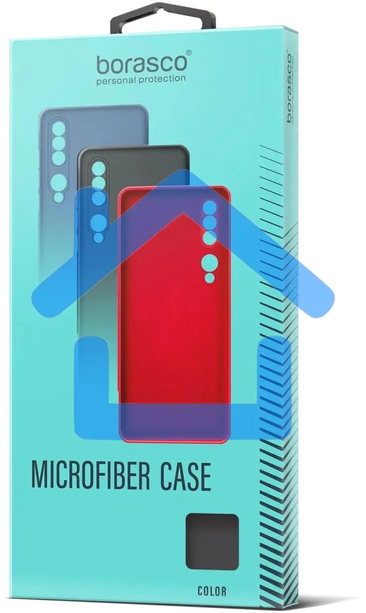 Чехол (клип-кейс) BoraSCO Microfiber Case для Samsung Galaxy A03 Core синий