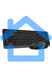 Комплект клавиатура + мышь A4Tech Fstyler FG1010S клав:черный/серый мышь:черный/серый USB беспроводная Multimedia (FG1010S GREY)