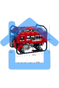 Электрогенератор бензиновый ЗУБР СБ-7000Е-3, 7 кВт, 73 дБ, 81 кг