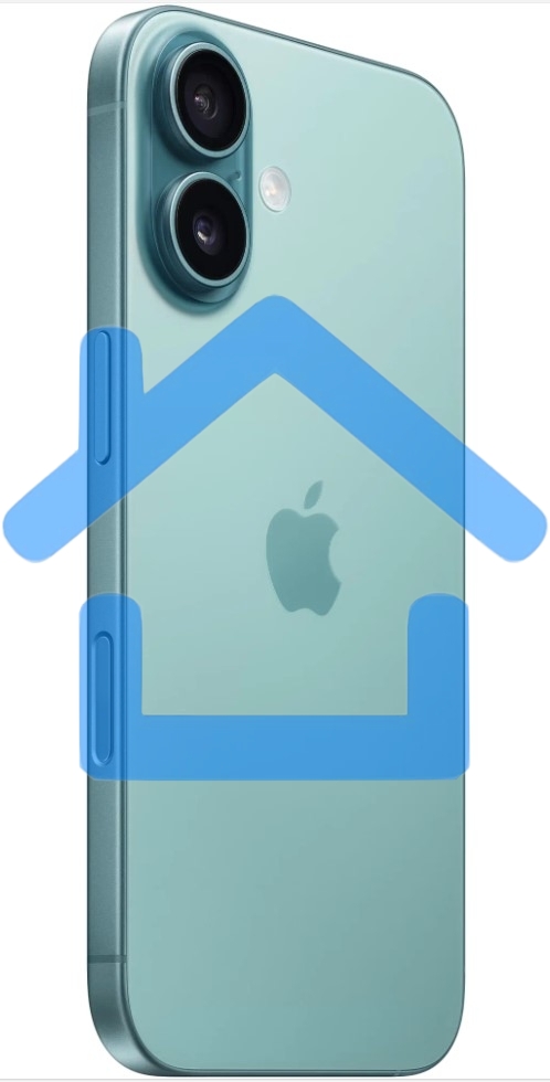 Смартфон Apple iPhone 16 A3287, 8/128Gb, бирюзовый