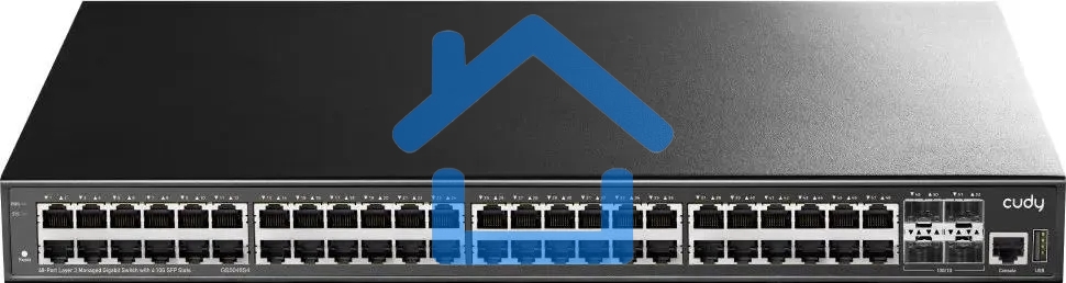 Коммутатор Cudy GS5048S4 (L3) 48x1Gbит/с 4SFP+ управляемый