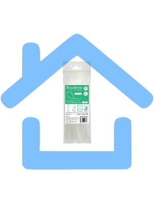 Стяжка кабельная 150х3.6 белый (уп.100шт) SE IMT15036W