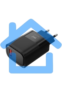 Зарядное устройство MORE CHOICE (4620202553386) NC09 1USB 3.0A QC3.0 15W, черный