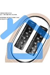 Тостер Galaxy Line GL 2912, бежевый, пластик, 1200 Вт