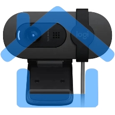 Веб-камера Logitech HD Webcam Brio 90 графитовый 2Mpix (1920x1080) USB 2.0 с микрофоном (960-001581)