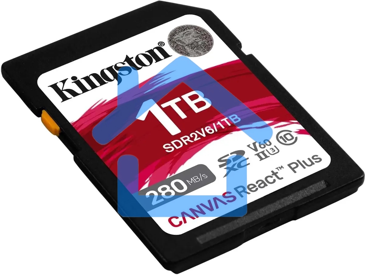 Флеш карта SDXC Kingston SDR2V6/1Tb Canvas React Plus w/o adapter 1Tb
