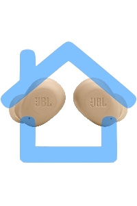 Наушники JBL JBLWBUDSBEG бежевый