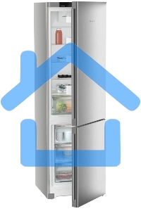 Холодильник Liebherr CNsfd 5703-22 001 Pure серебристый SteelFinish двухкамерный 266/94л морозилка снизу