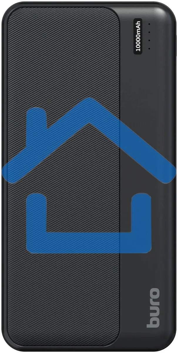 Портативный аккумулятор Buro BPF10A 10000mAh QC3.0/PD3.0 22.5W 2.1A 2xUSB-A/USB-C черный