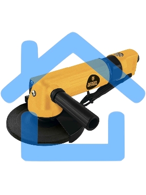 Пневматическая углошлифовальная машина AG125, 11000 об/мин, 125 мм, 186 л/мин Denzel