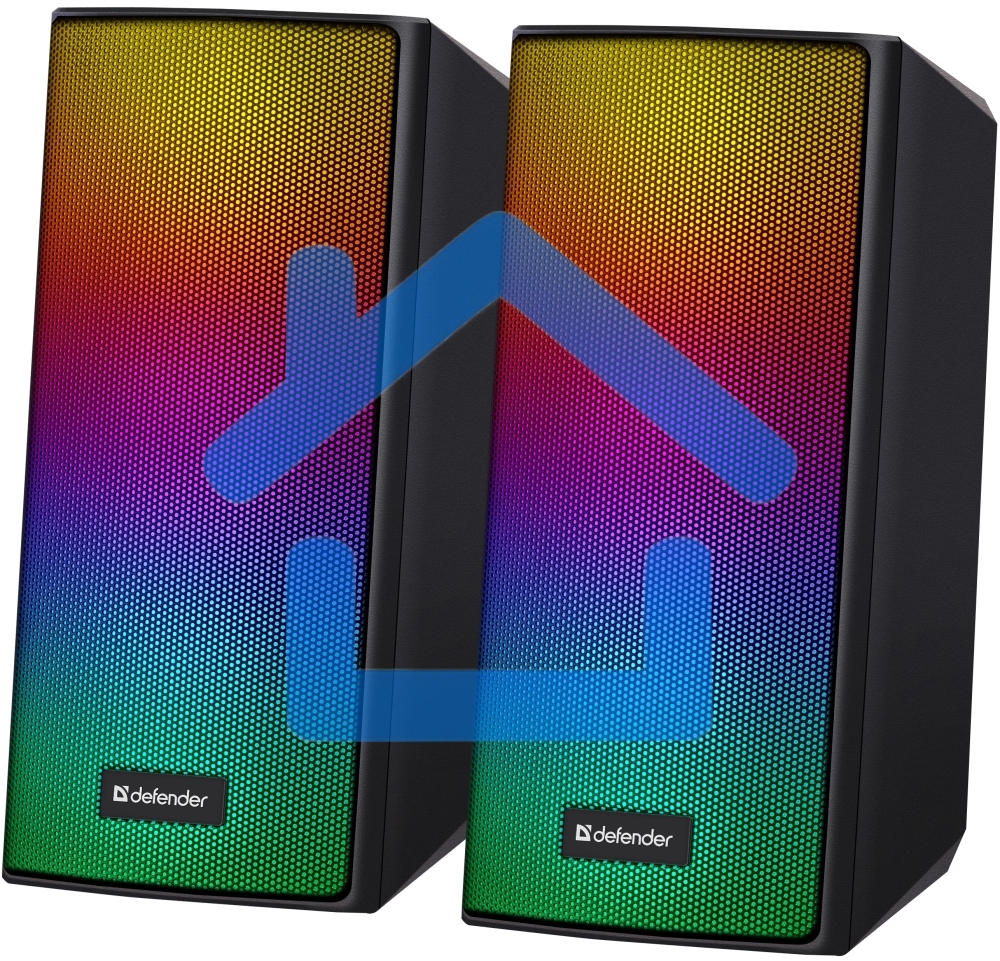 Акустическая система 2.0 Defender Spitfire black (6Вт, питание от USB, bluetooth)