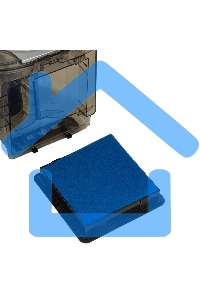 Пылесос JVC JH-VC430 синий, 360/2100 Вт, уборка сухая, пылесборник контейнер, 2.5 л