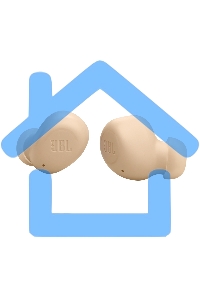 Наушники JBL JBLWBUDSBEG бежевый