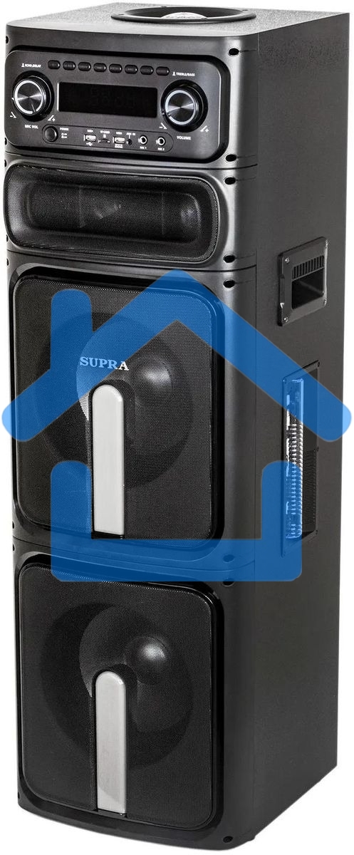 Минисистема Supra SMB-2050, 180Вт, FM USB BT SD, черный