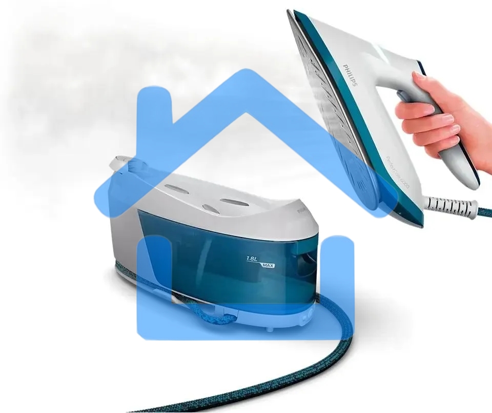 Парогенератор Philips PSG6022/20 2400Вт белый/голубой