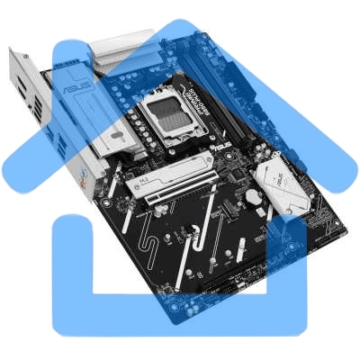 Материнская плата ASUS PRIME B850-PLUS, AM5, AMD B850, 4xDDR5, 4xSATA, 3xM.2, 1xPCIe 5.0 x16, 1xPCIe 4.0 x16, 1xDP, 1xHDMI, 1x2.5Gb LAN, 4xUSB-A 10Gbps, 1xUSB-C 10Gbps, 2xUSB-A 5Gbps, 2xUSB-A 2.0, 3x3.5 мм, 7.1, ATX