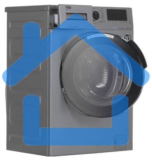 Стиральная машина Beko WSPE7H616S cеребристый, загрузка фронтальная 7,5 кг, 1200 об/мин., класс: А