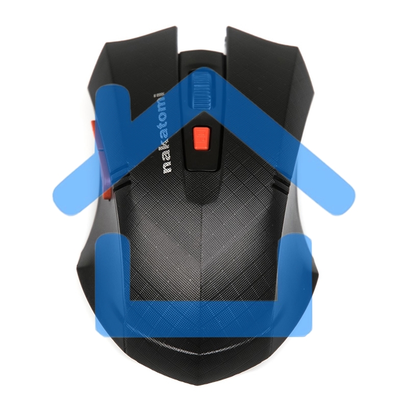 Мышь беспроводная Nakatomi MRON-04U черный, 1600 dpi, радиоканал, USB, кнопки - 6