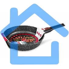 Сковорода 24 литая Индукция Гранит с/р НМП